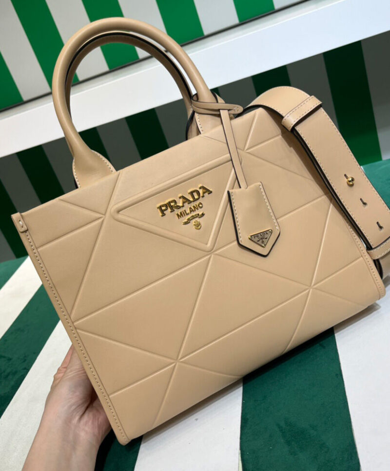 Prada Small leather Prada Symbole Bag With Topstitching 1BA379